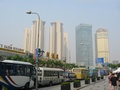 Vue sur Pudong  la sortie de la Tour Jinmao