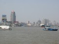 Du Bund, vue sur le fleuve Huanpu